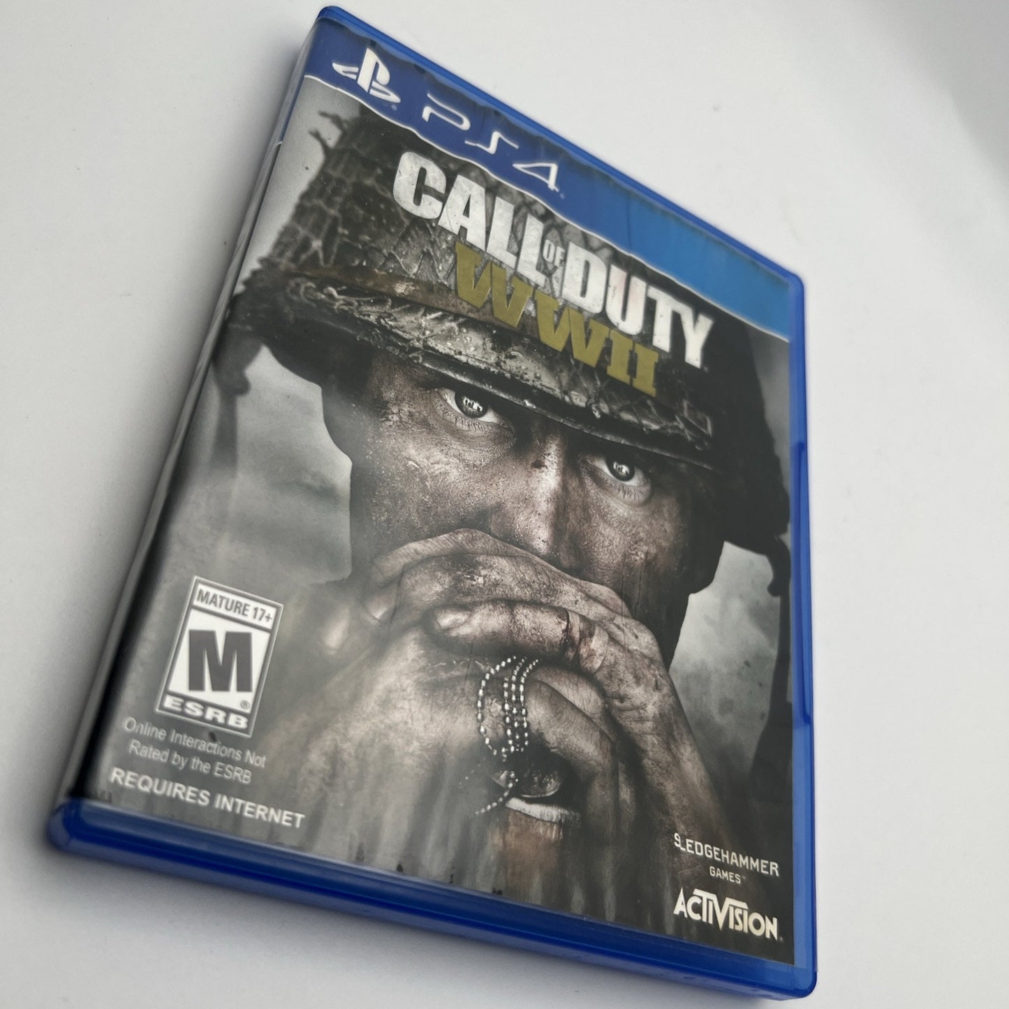 PS4 Call of Duty WWII Sony Playstation 4 2017 Video Game with Case World War 2