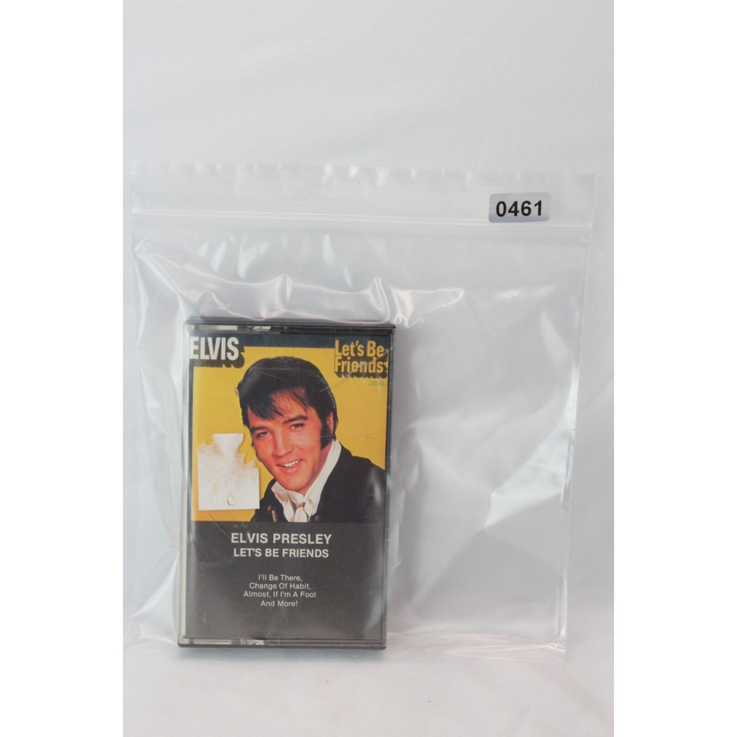 Elvis Presley Let's Be Friends Cassette Tape Tested Music Used