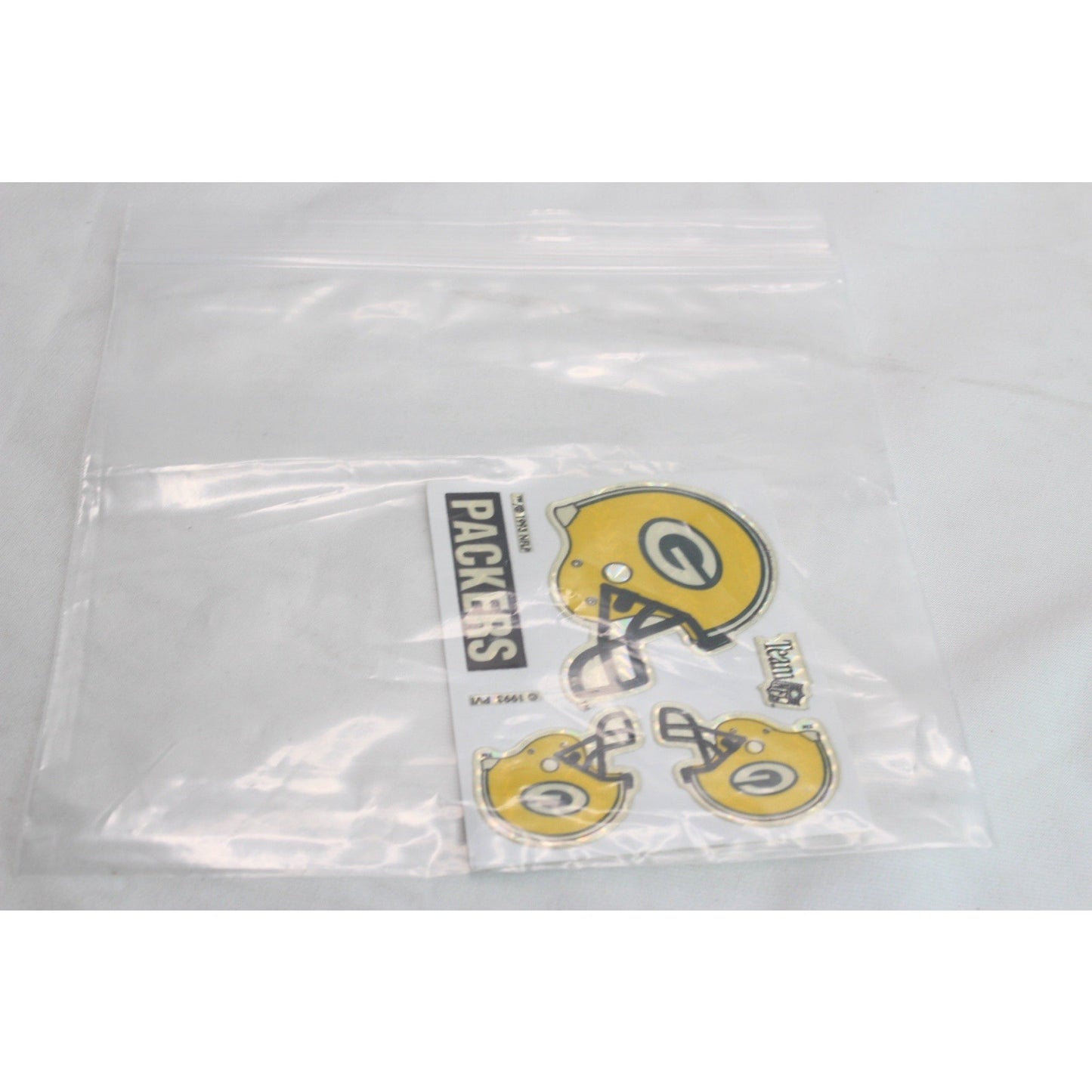 1993 Green Bay Packers Holographic Vending Machine Sticker Team NFL Prism New