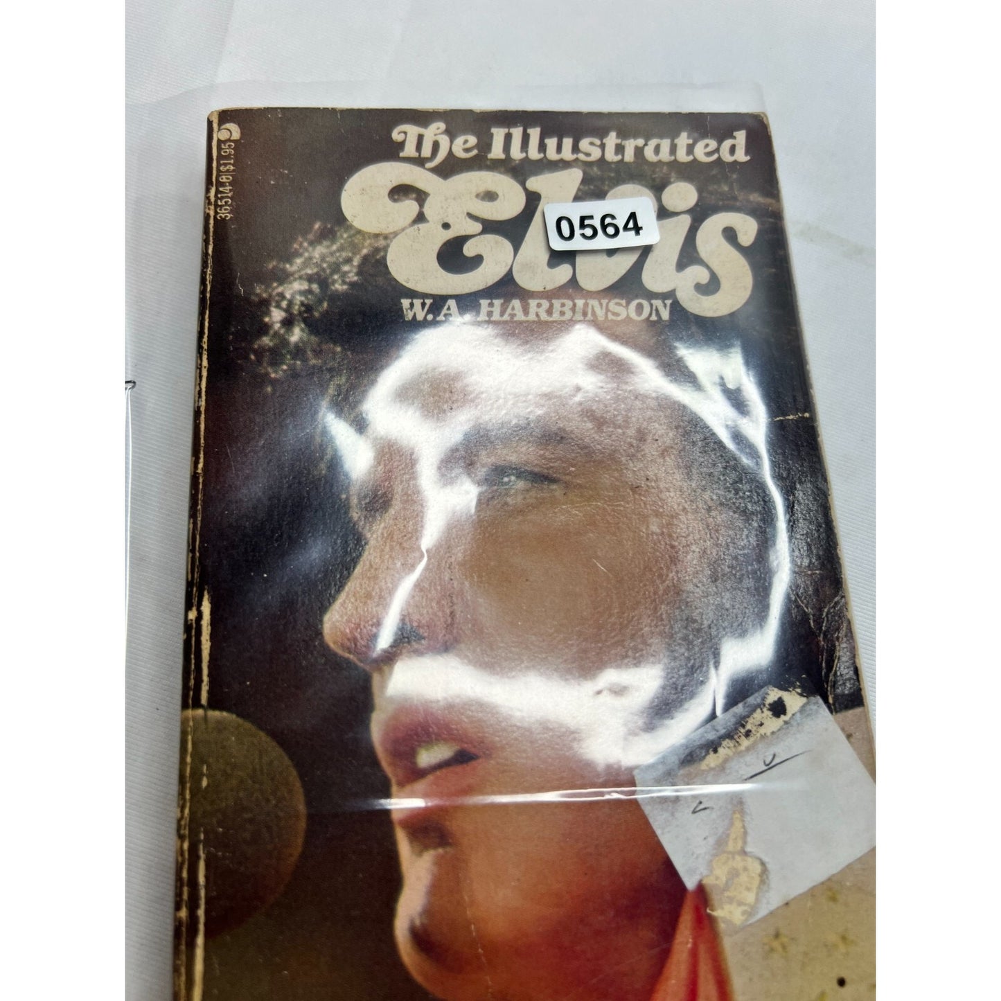 The Illustrated ELVIS by W.A. Harbinson Hardcover Biography Book Used