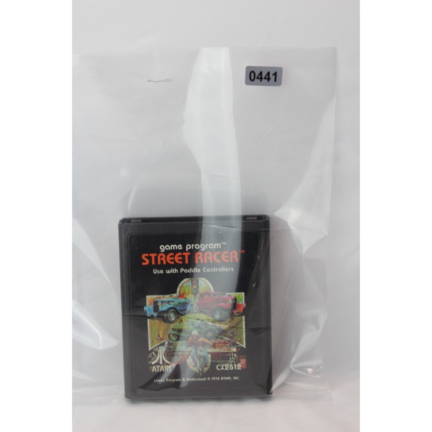 Street Racer CX2612 Atari 2600 Tested Video Game Used