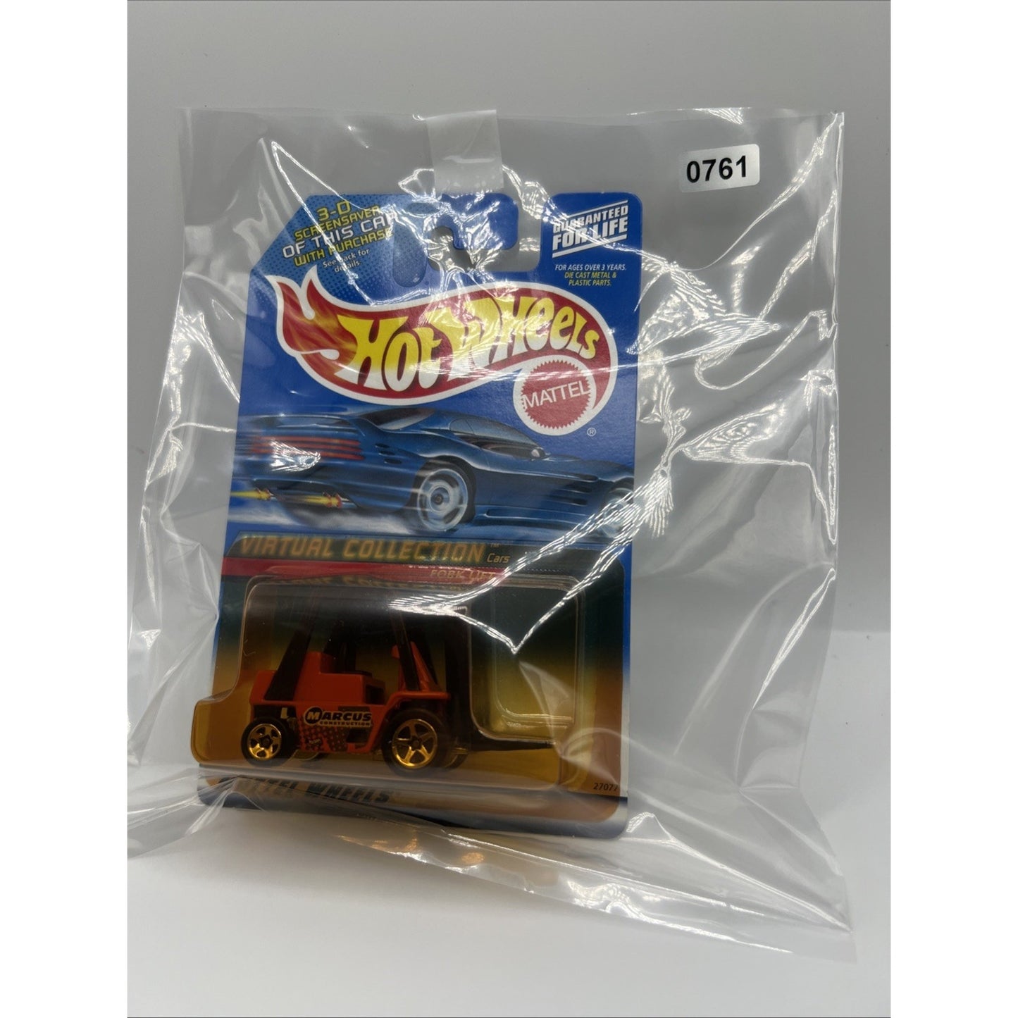 1999 Hot Wheels Virtual Collection 2000 Fork Lift #110 Forklift Diecast