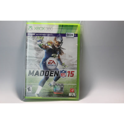 Madden NFL 15 Xbox 360 Kinect Tested Video Game Used Football Sports Game