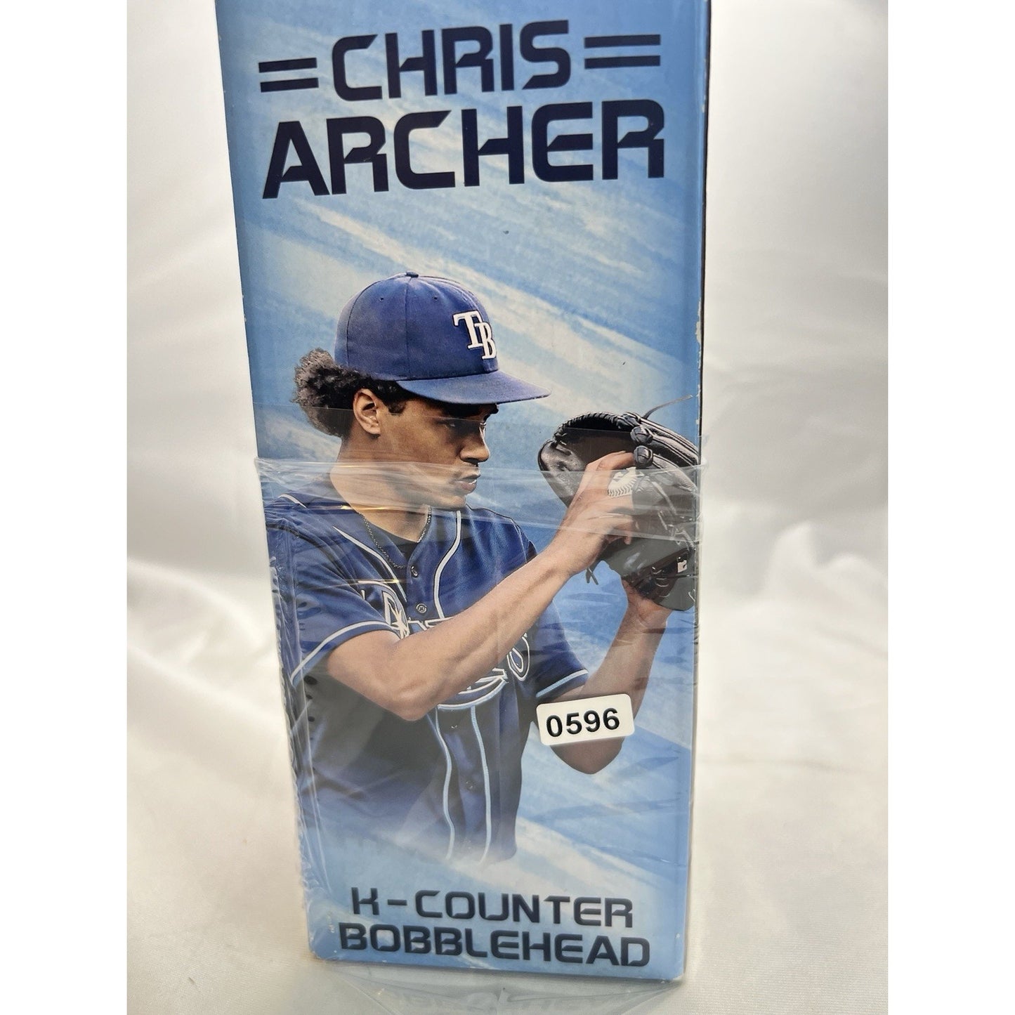 2016 Tampa Bay Rays Chris Archer K-Counter Bobblehead Florida Baseball Bobble