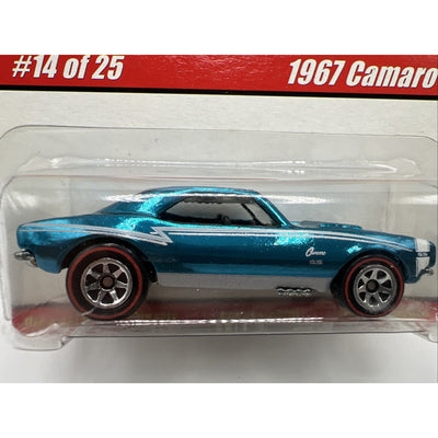 2005 Hot Wheels Classics Series 1 ’67 Camaro #14/25 Spectraflame Blue Redline