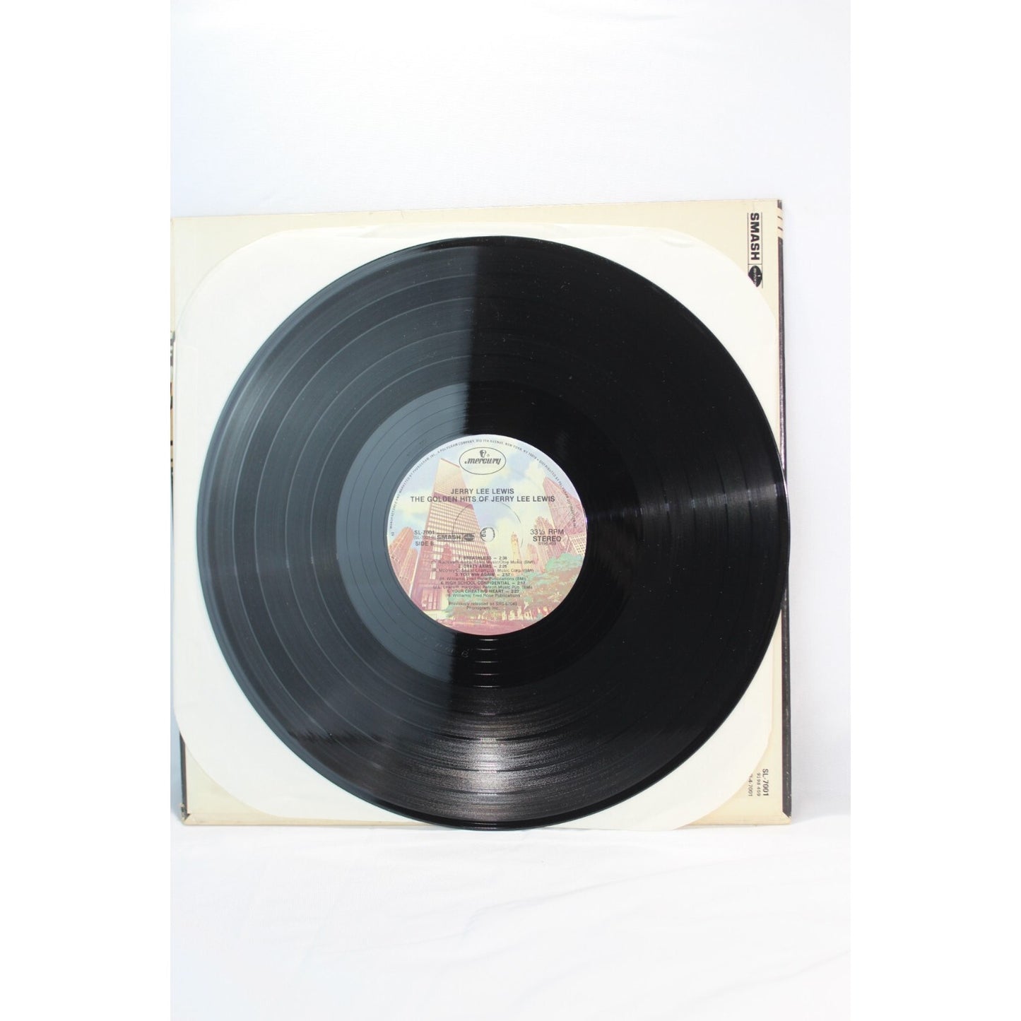 The Golden Rock Hits of Jerry Lee Lewis Record Tested Music Album Used