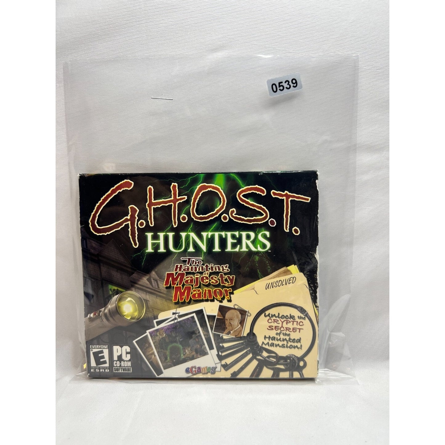 Ghost Hunters The Haunting of Majesty Manor PC Tested Video Game Used