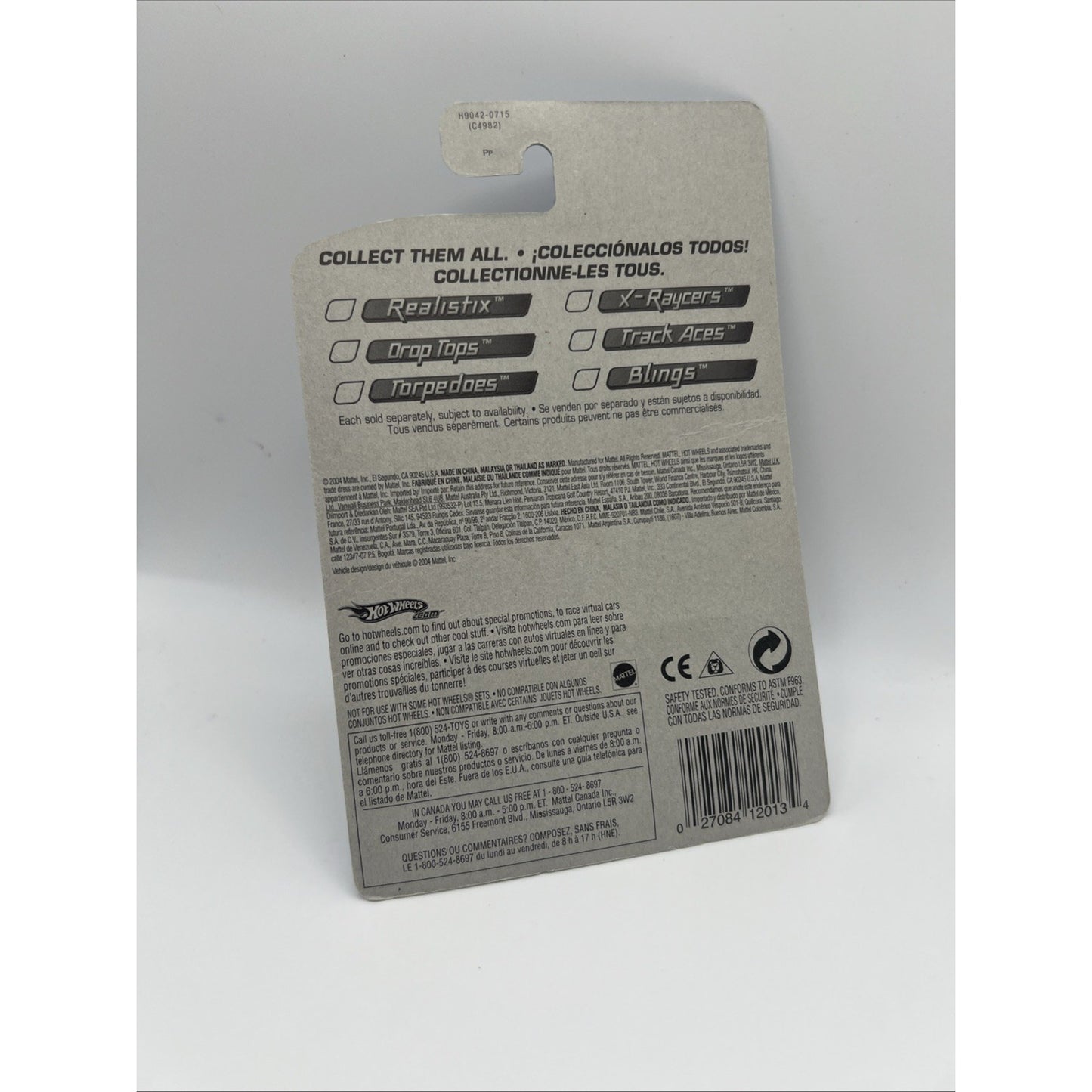 2005 Hot Wheels Mainlines 134 Black Fire Flame Phaeton Gold Wheels Diecast New