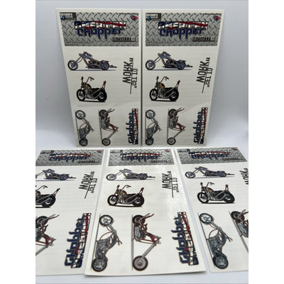 Neo Discovery American Chopper Motorcycle Temporary Tattoos Harley 5 Sheets