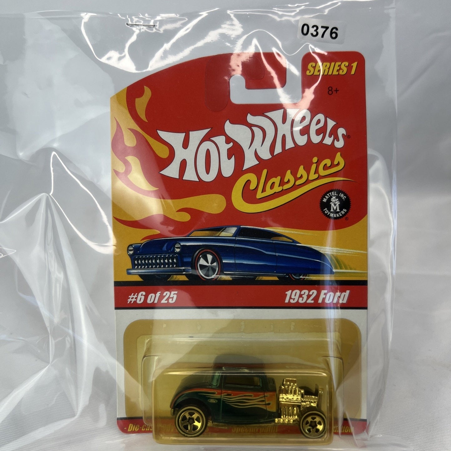 Hot Wheels Classics Series 1 1932 Ford Blue H7071 Rare Hot Rod New