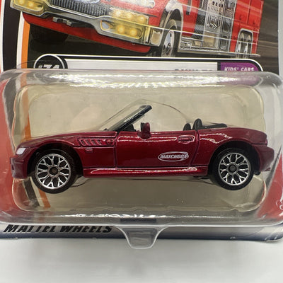 2001 Matchbox BMW Z3 #74 Kids Cars of the Year Series Red Convertible Rare Model