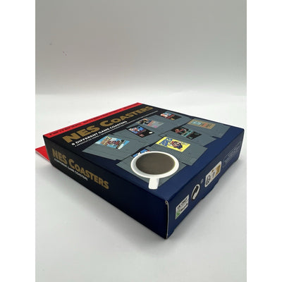 Nintendo Official NES 8 Coasters Super Mario Metroid Zelda Donkey Kong New Game