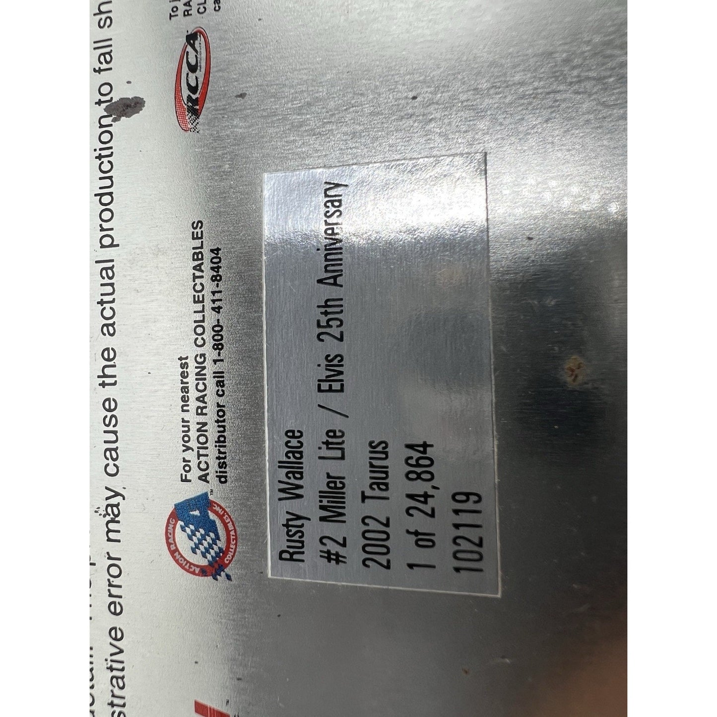 Elvis Presley 25th Anniversary Miller Lite 1:64 Stock Car Collectible NASCAR