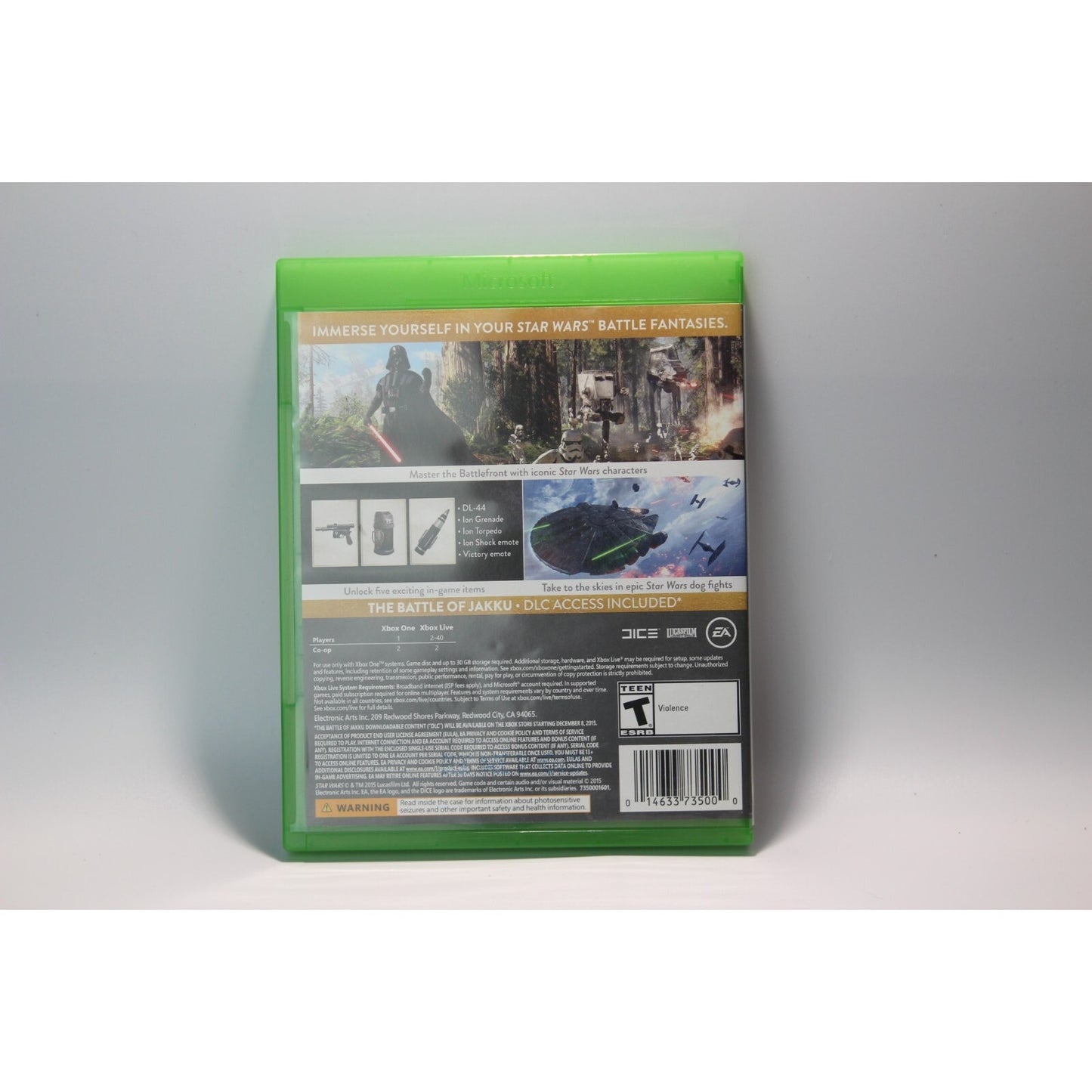 Star Wars Battlefront Deluxe Edition Xbox One Tested Video Game Used