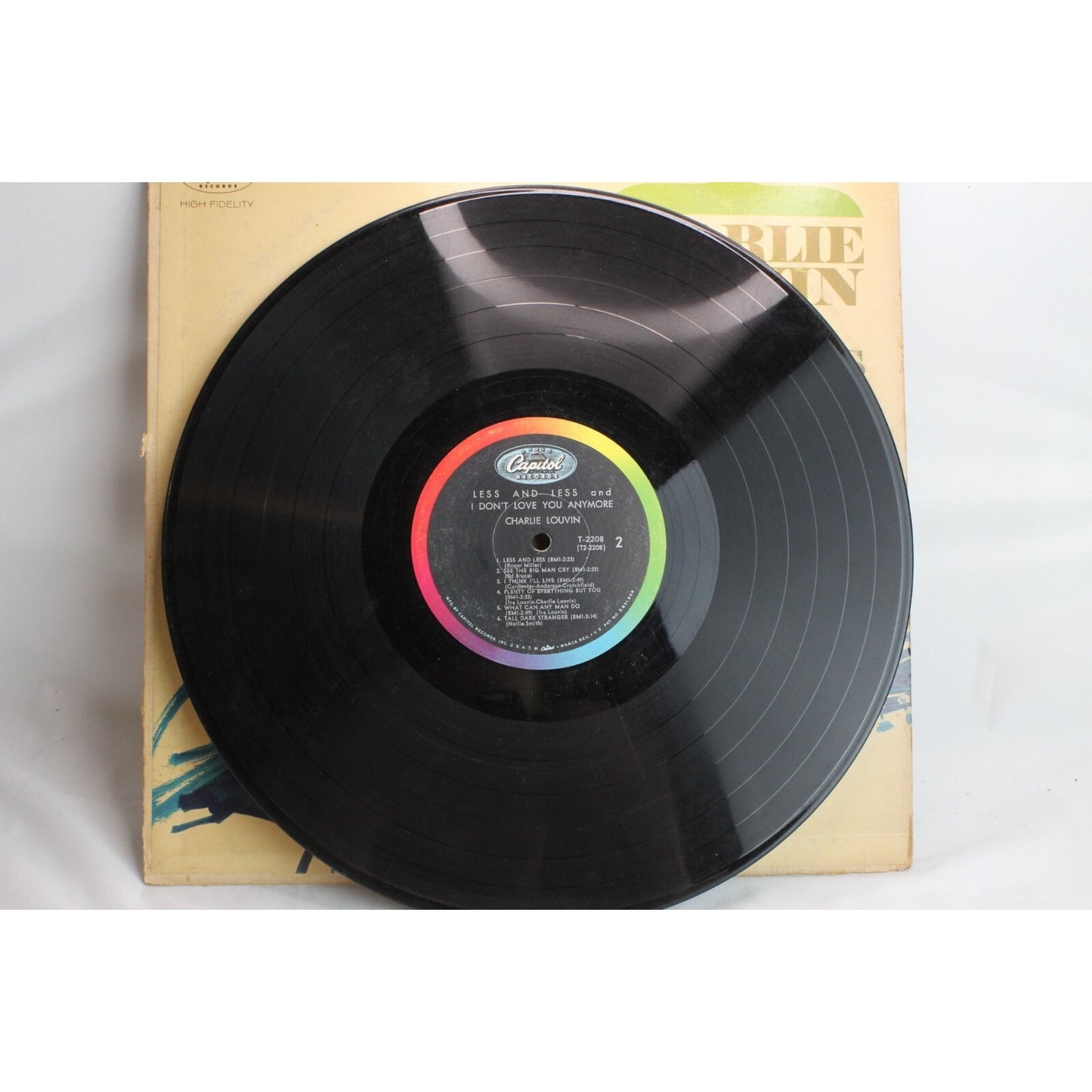 Charlie Louvin Less And Less And I Don't Love You Anymore Record Tested Used