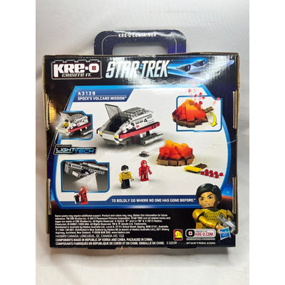 Spock's Volcano Mission Kre-O Star Trek A3139 Light Tech Sulu Kreons New Sealed
