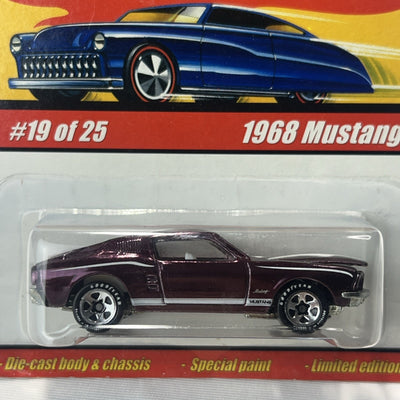 Hot Wheels 68 1968 Ford Mustang Classics Car #19 of 25 Series 1 Pink