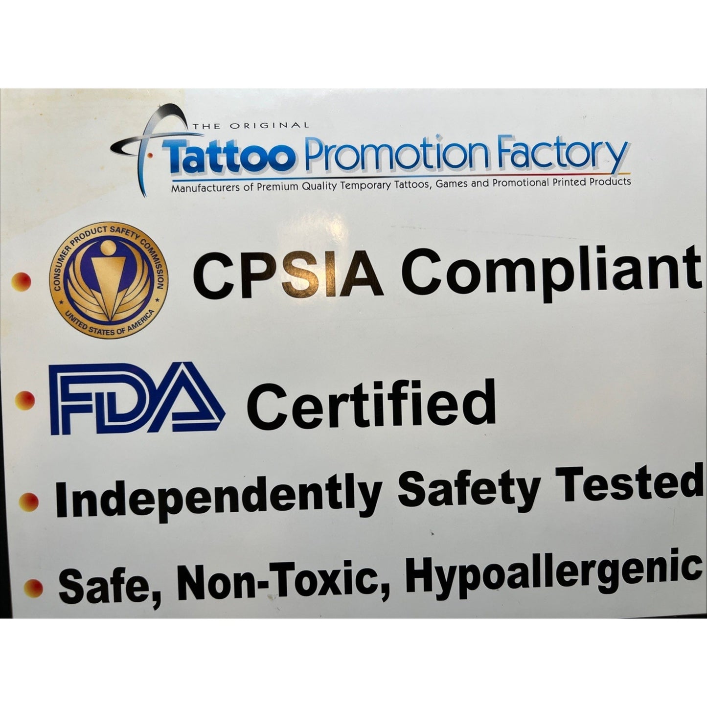 NFL Chicago Bears Temporary Tattoo Pack Of 10 Face Body Tattoos Football