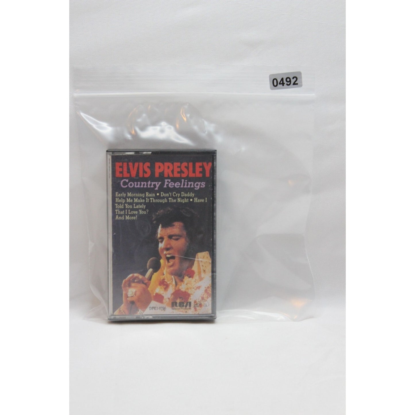 Elvis Presley Country Feelings Cassette Tape Tested Music Used