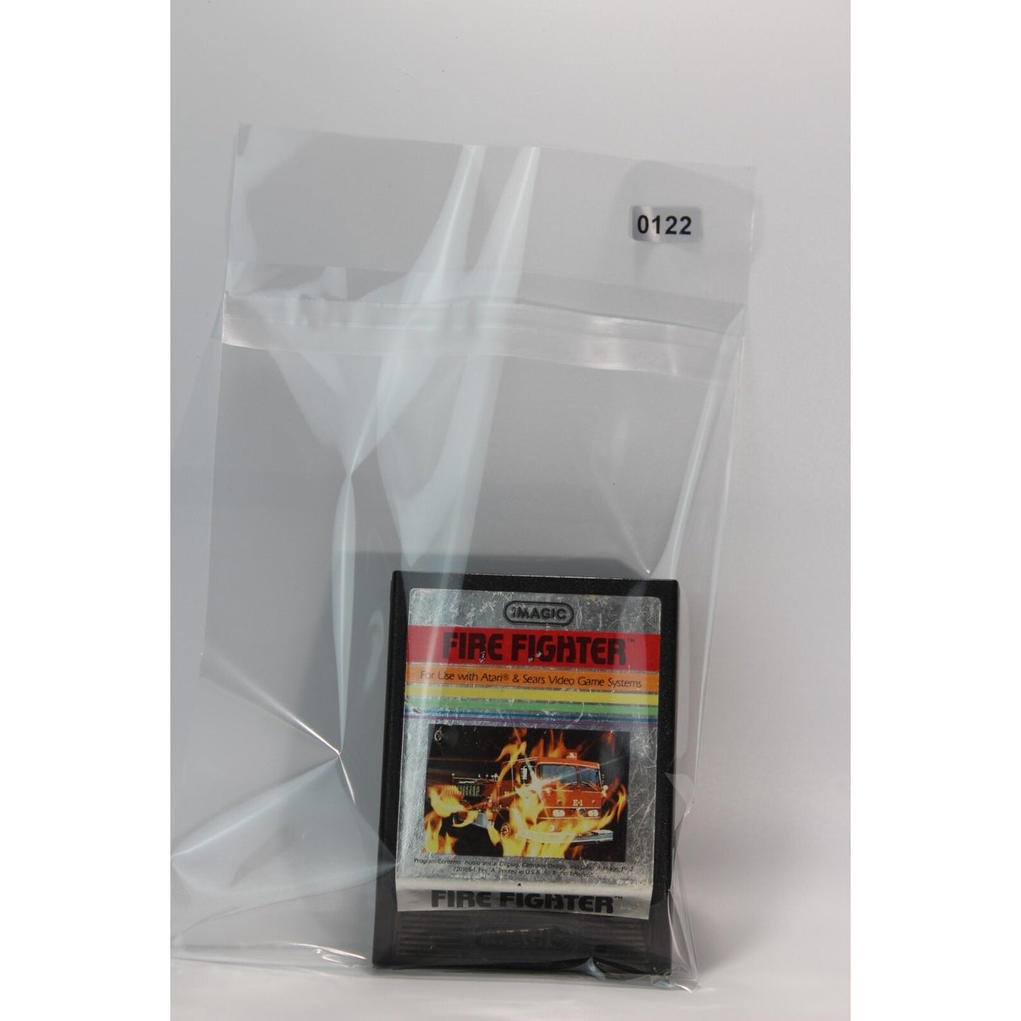 Fire Fighter Atari 2600 Imagic Tested Video Game Used Classic Rescue Game