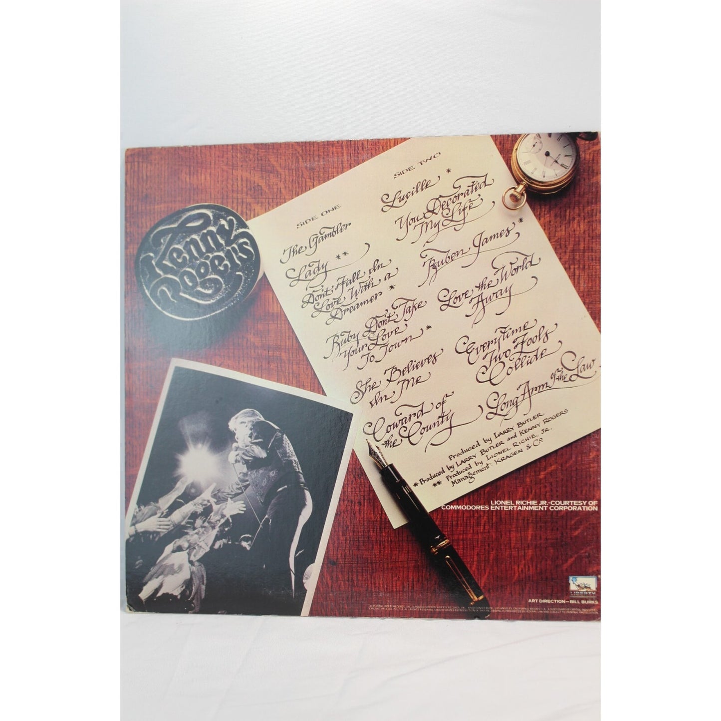 Kenny Rogers Greatest Hits Record Audio Tested Video Music Album Used