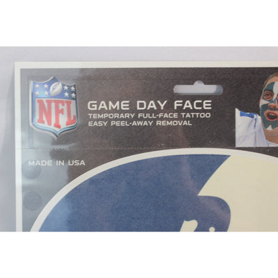 Indianapolis Colts Game Day Face Temporary Tattoo NFL Football Fan Tattoos