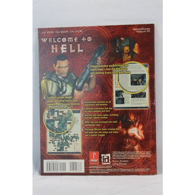 Doom 3 Prima Official Strategy Game Guide 2004 PC Video Game Help