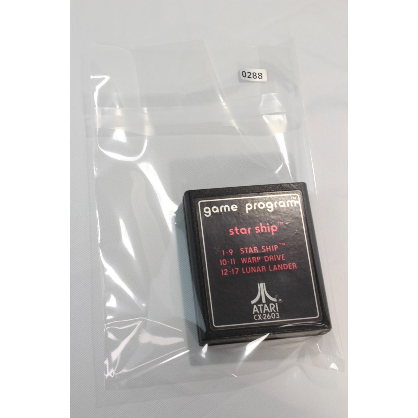 Star Ship Atari 2600 Used Tested Video Game CX2603 Retro Space Shooter Game