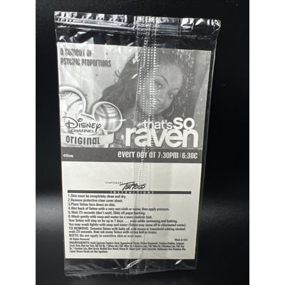 That’s So Raven Disney Channel Temporary Tattoos Rare Tattoo Original 4 Count