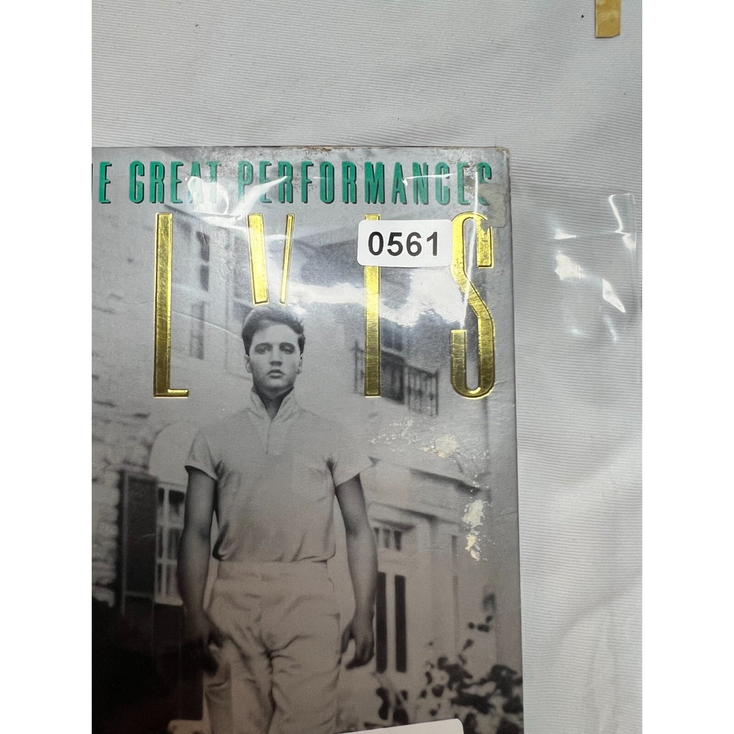 Elvis The Great Performances VHS The Man and The Music Tested Video Tape Used