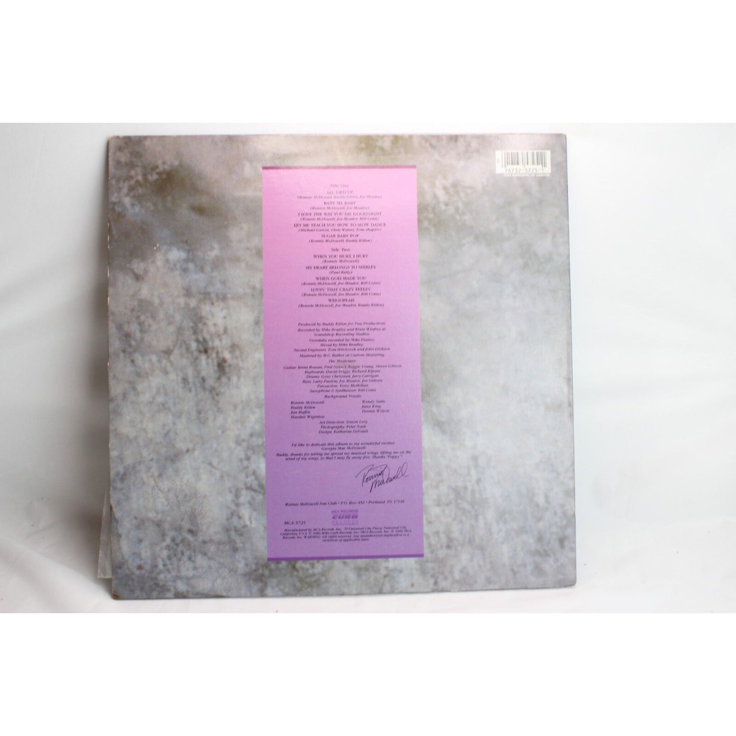 Ronnie McDowell – All Tied Up In Love Vinyl Record Tested Used