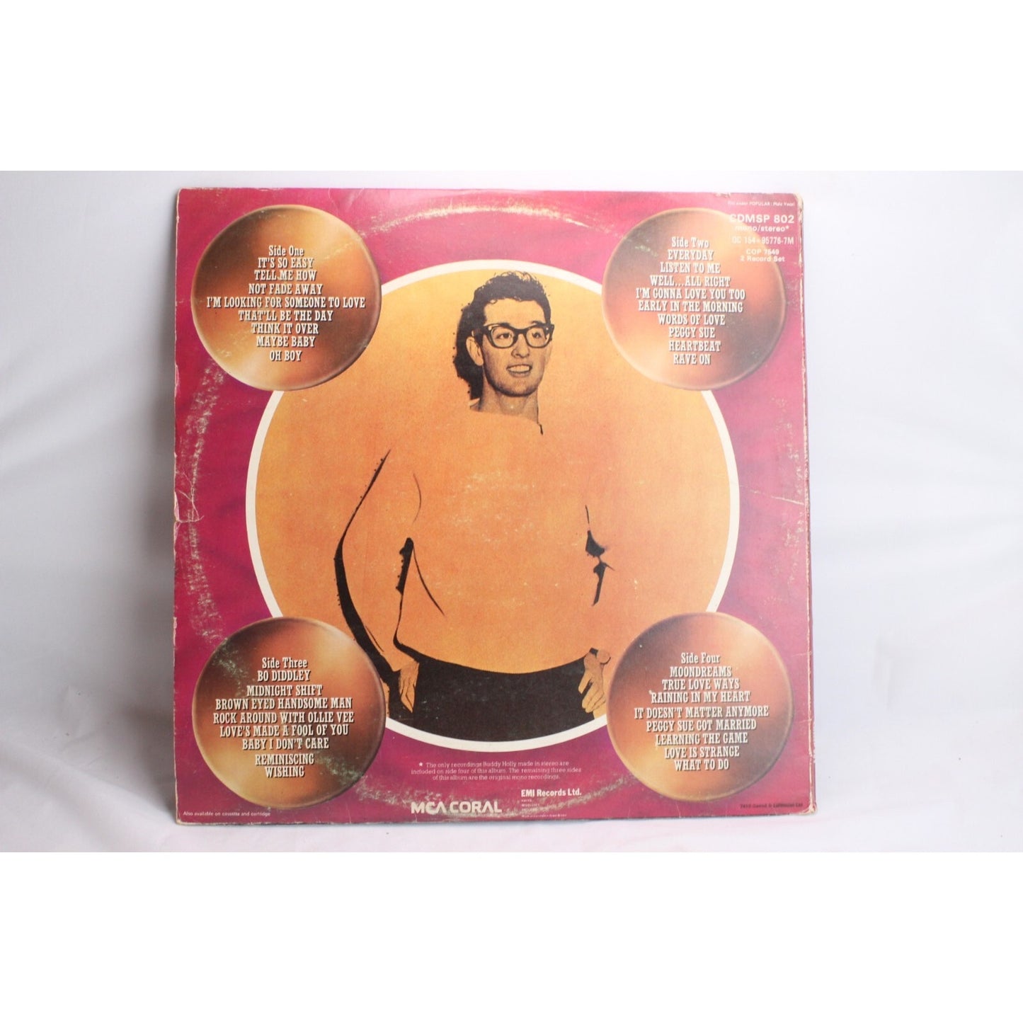 Buddy Holly Legend 1936–1959 Vinyl Record Tested Used