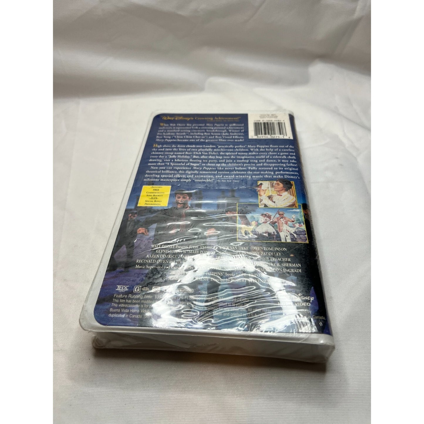 Mary Poppins VHS Walt Disney Masterpiece Limited Edition New Sealed