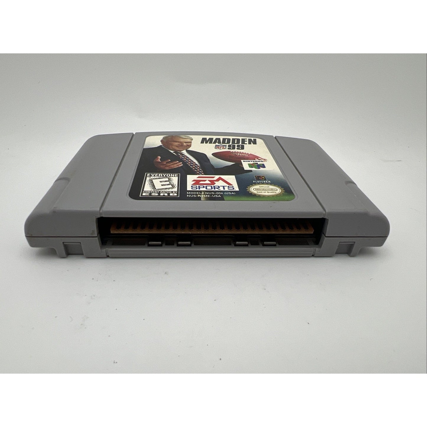 Madden NFL 99 N64 Video Game Nintendo 64, 1998 Used Football Game