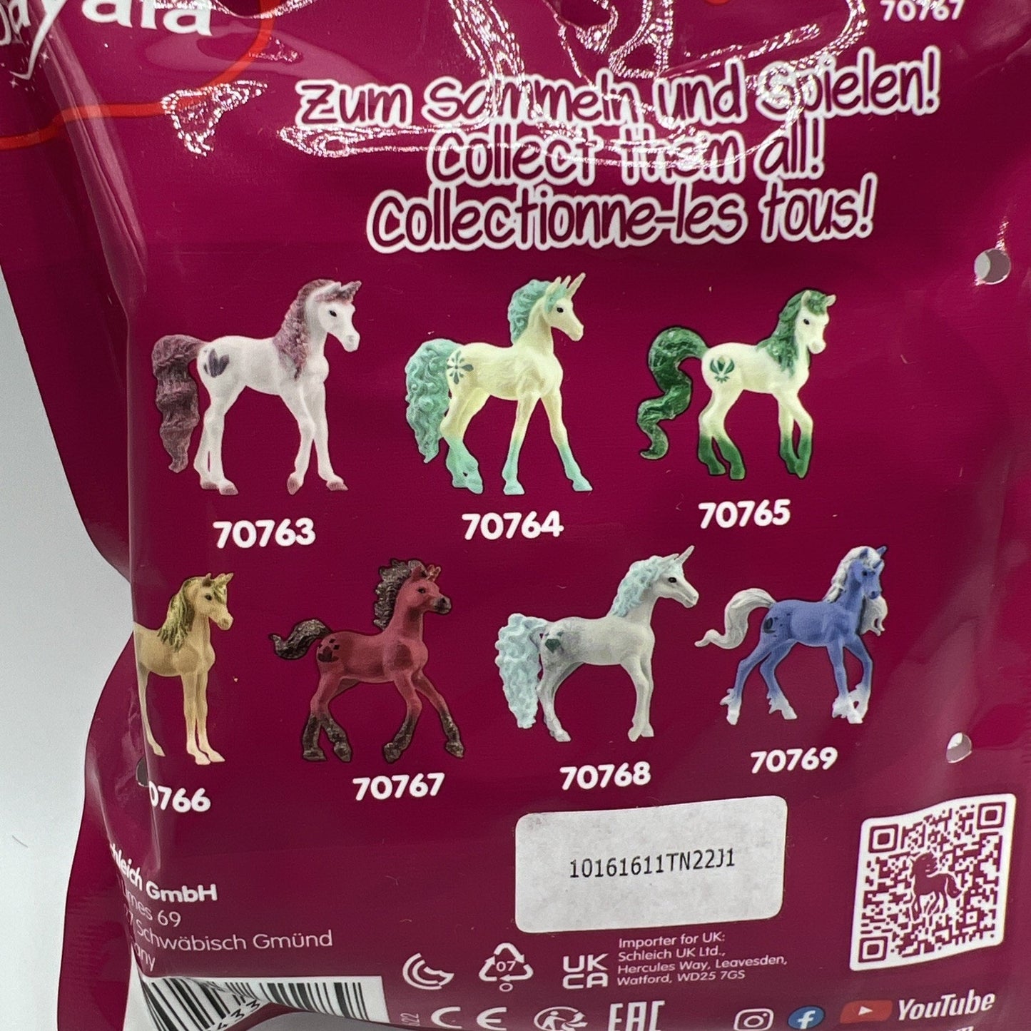 Schleich Bayala Series 5 Garnet Unicorn Horse Animal Figure 70767 Brand New