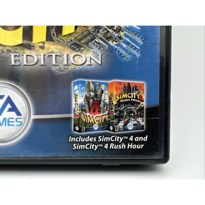 SimCity 4 Deluxe Edition (PC-CD, 2003) Big Box With Manuals And Case All Inserts