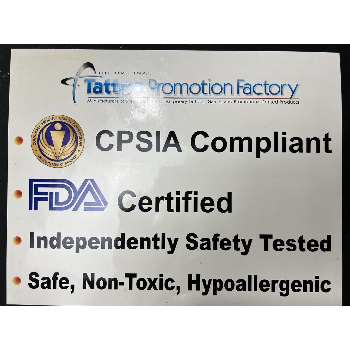 Disney Vacation Club (DVC) Cars Movie Pixar Lightning Mcqueen Temporary Tattoos