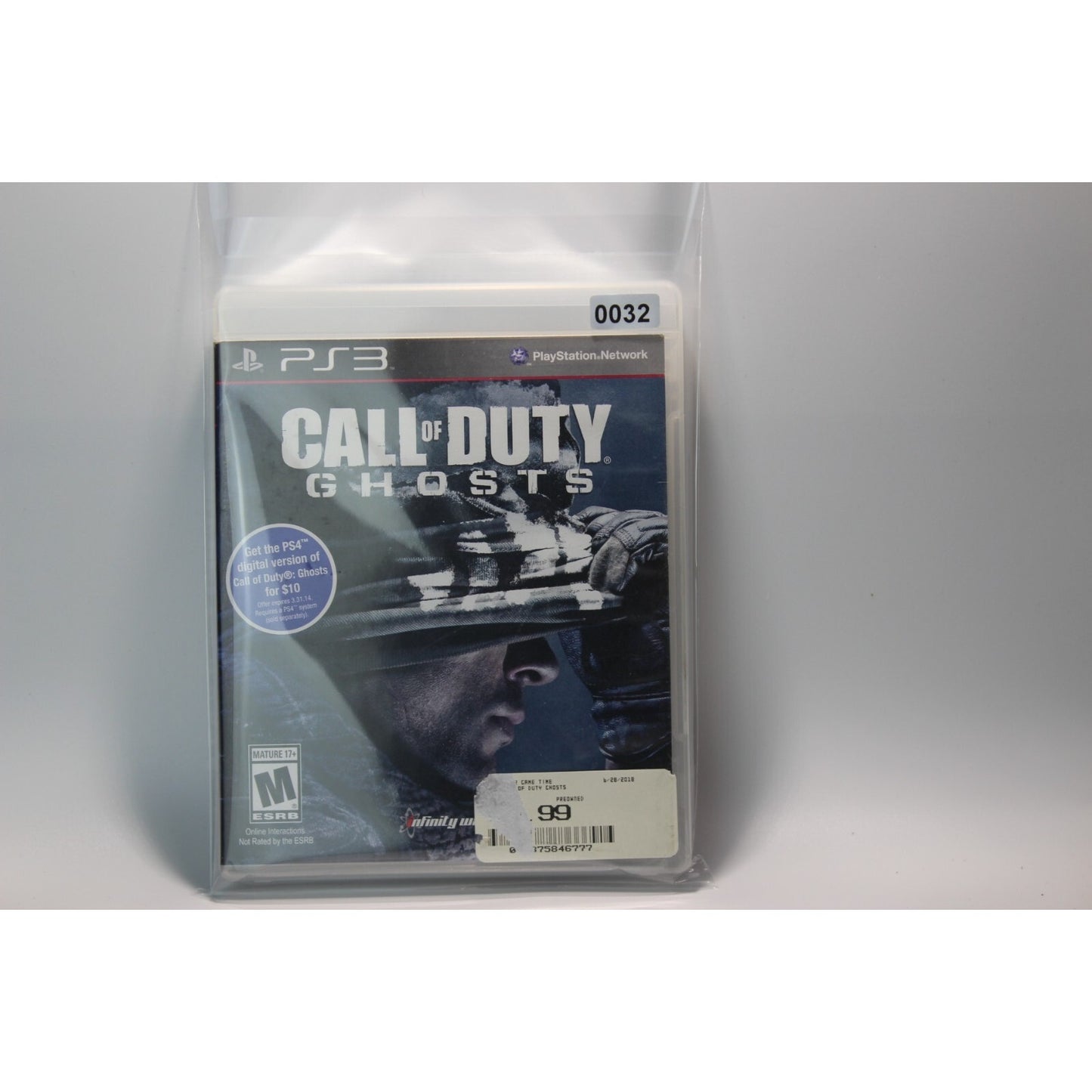 Call of Duty Ghosts PlayStation 3 COD PS3 Video Game Used