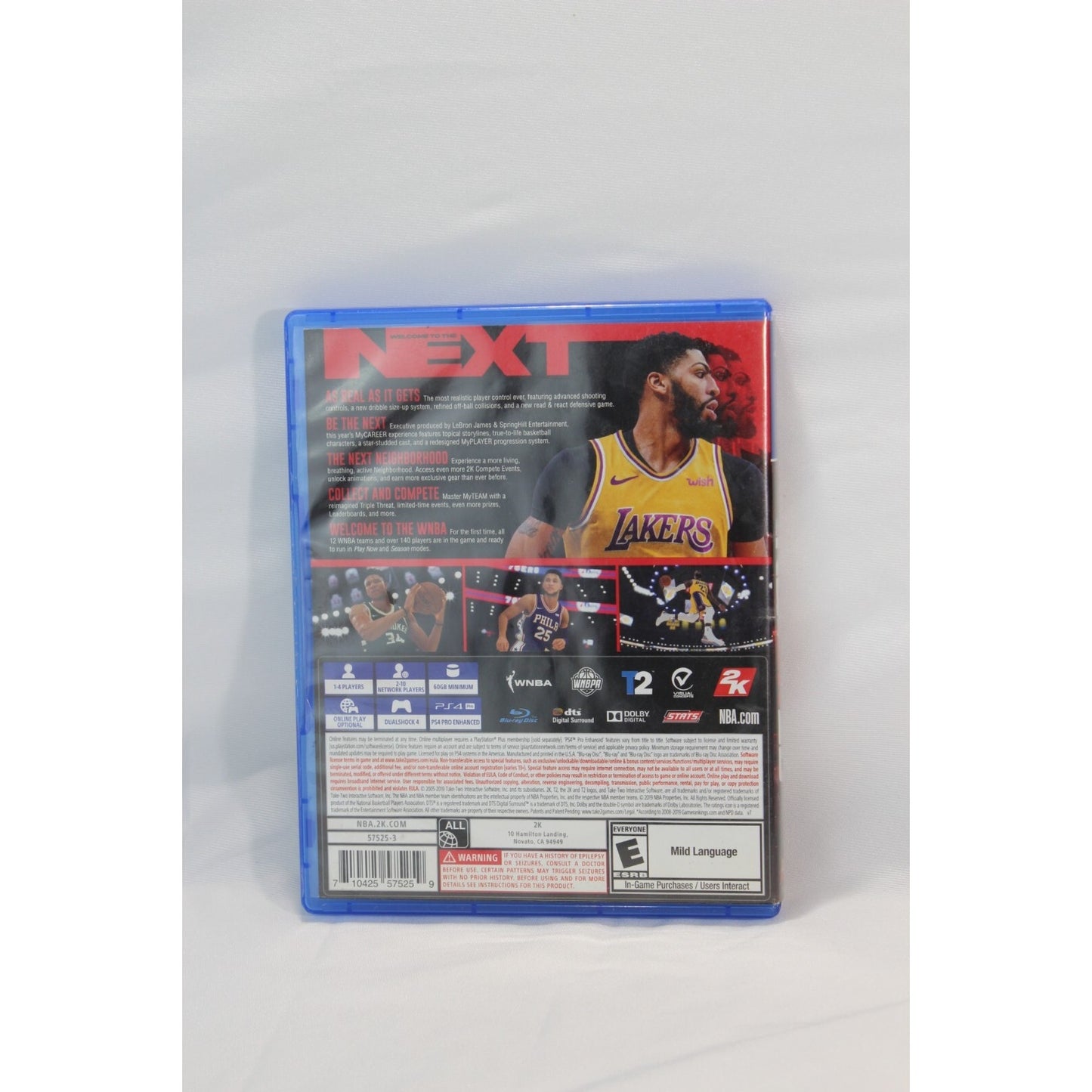 NBA 2K20 PlayStation 4 PS4 Tested Video Game Used Basketball Sports Game