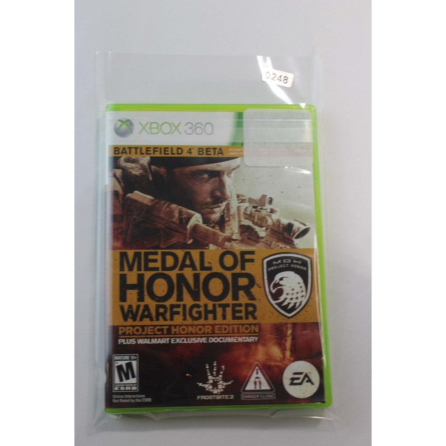 Medal of Honor Warfighter Xbox 360 Tested Video Game Used Shooter BF4 Beta Bonus