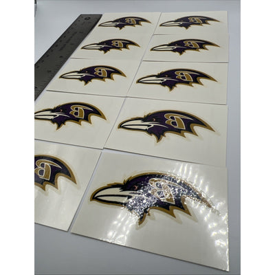 NFL Baltimore Ravens Temporary Tattoo Pack Of 10 Face Body Tattoos Football