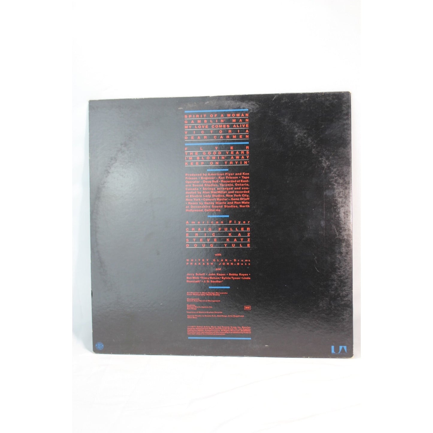 American Flyer Spirit of a Woman Record Audio Tested Video Music Album Used