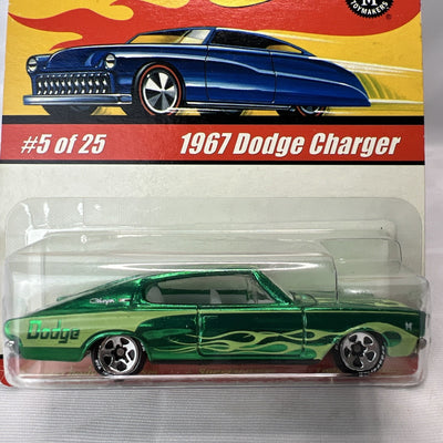Hot Wheels 67 1967 Dodge Charger Car Classics Mopar Car #5 of 25 Series 1 Green