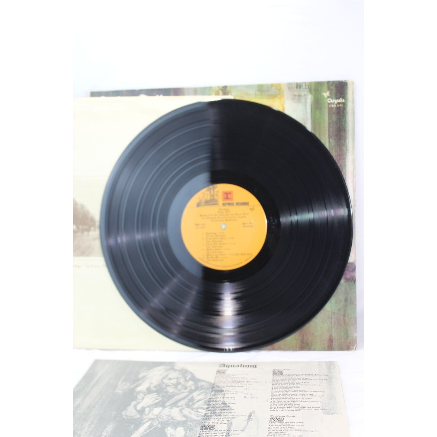 Jethro Tull Aqualung Record Audio Tested Vinyl Music Album Used