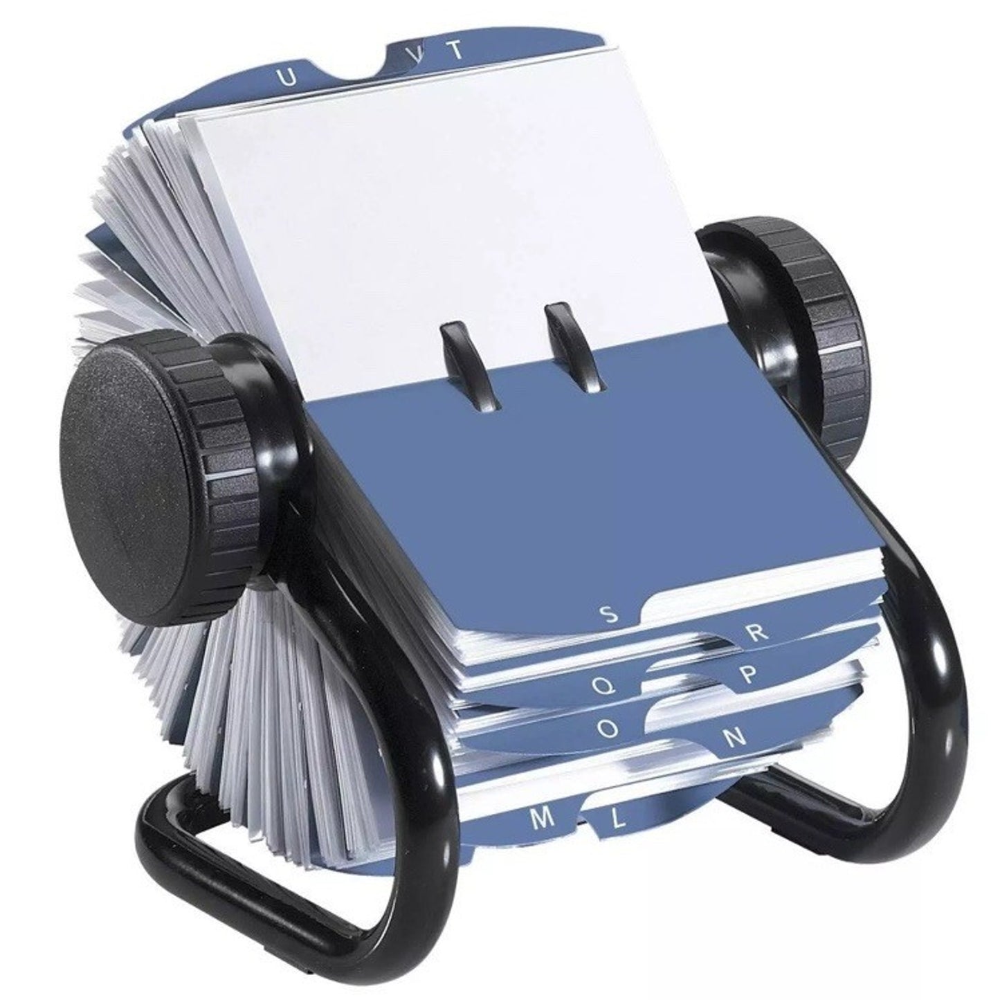 Rolodex Rotary Business Card Organizer Holder 400 Cards with A-Z Index Tabs New