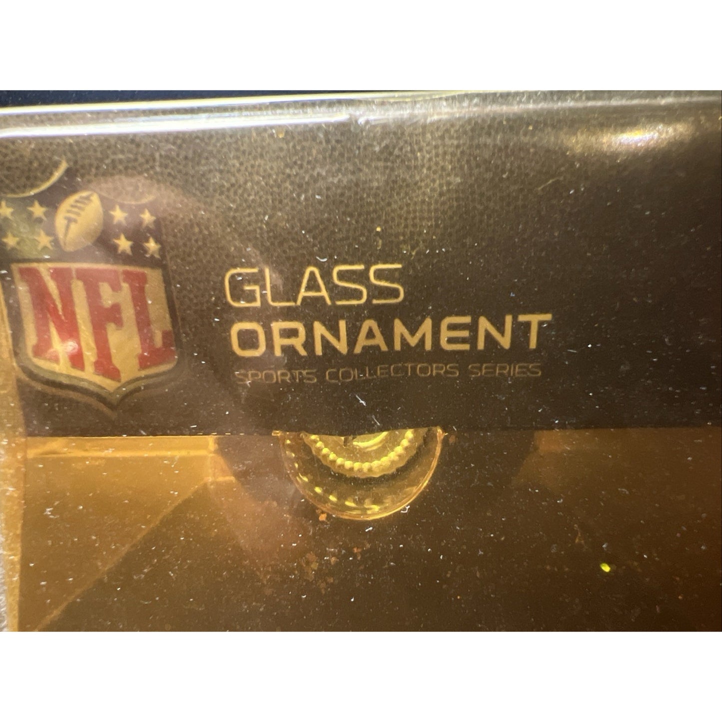 NFL Chicago Bears Sports Collectors Series Christmas Glass Ornament Football