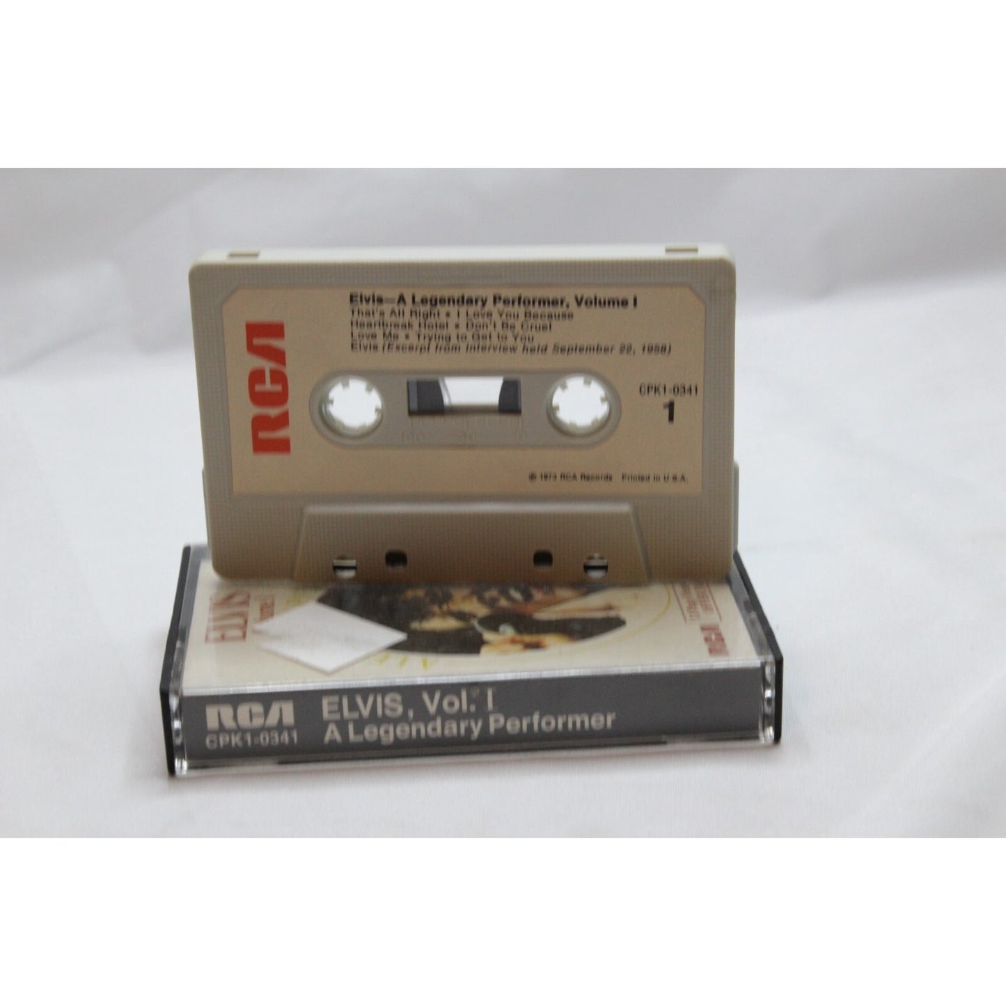 Elvis A Legendary Performer Vol 1 Cassette Tape Tested Music Used