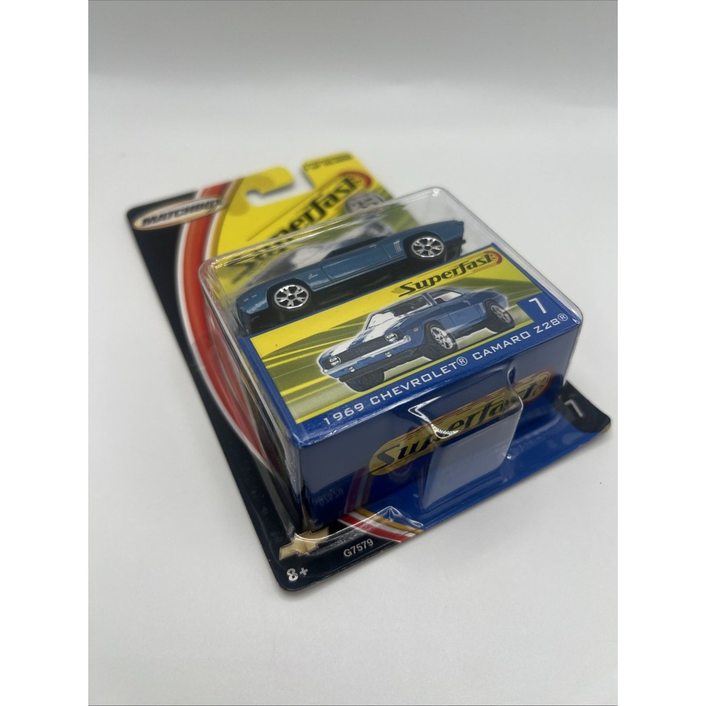 Matchbox SuperFast 1969 Camaro Z-28 Die-Cast Toy Car Super Fast Muscle Race Car