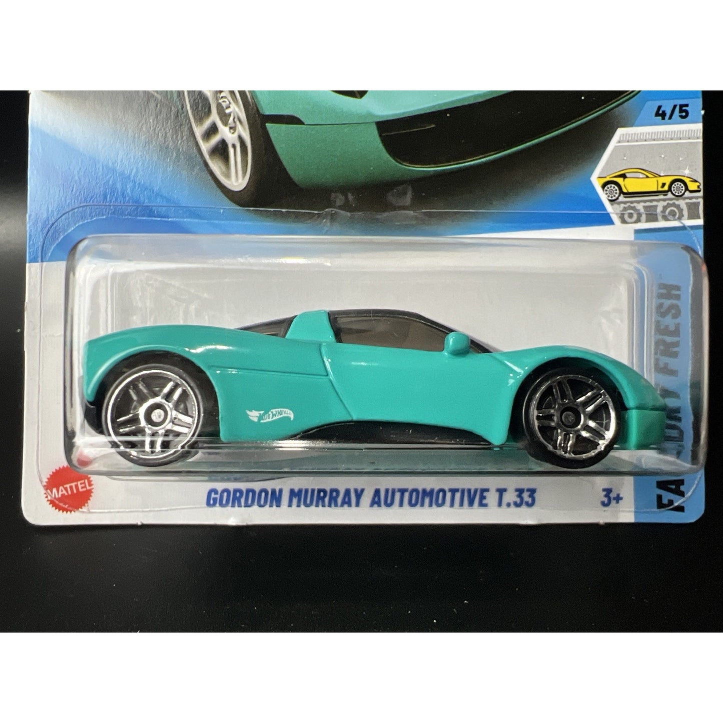 Hot Wheels Gordon Murray Automotive T.33 #90/250 Factory Fresh New Blue