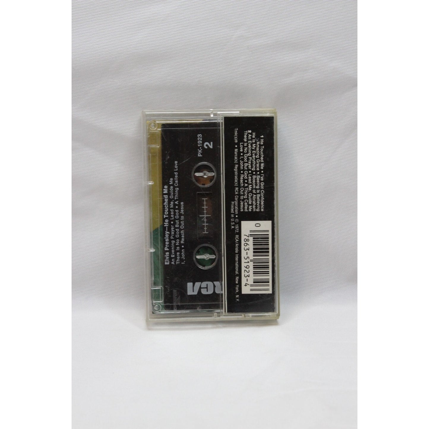 Elvis Presley He Touched Me Cassette Tape Tested Music Used